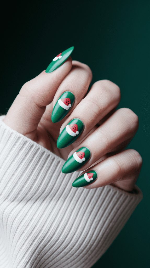 grinch nails