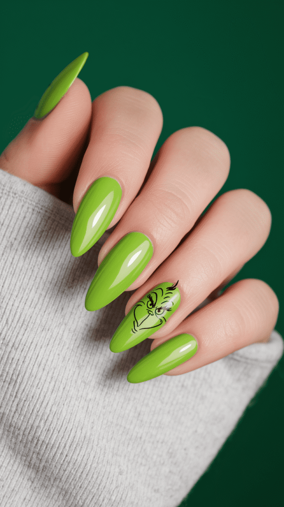 grinch nails