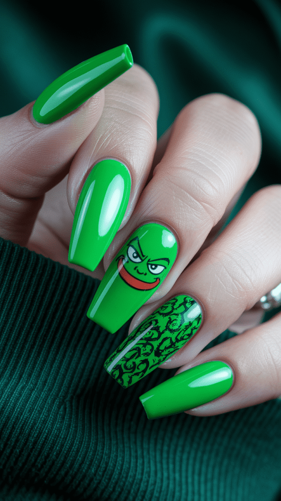 grinch nails