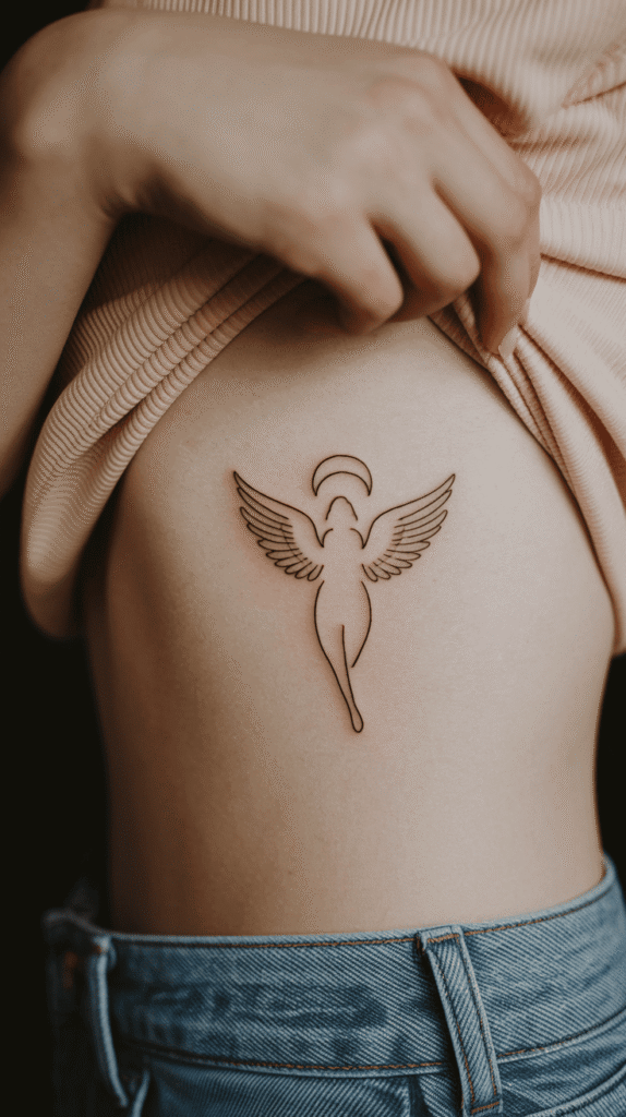 rib tattoos for women
