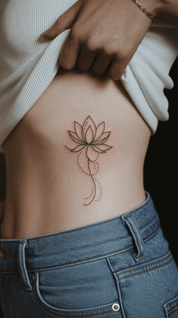 rib tattoos for women