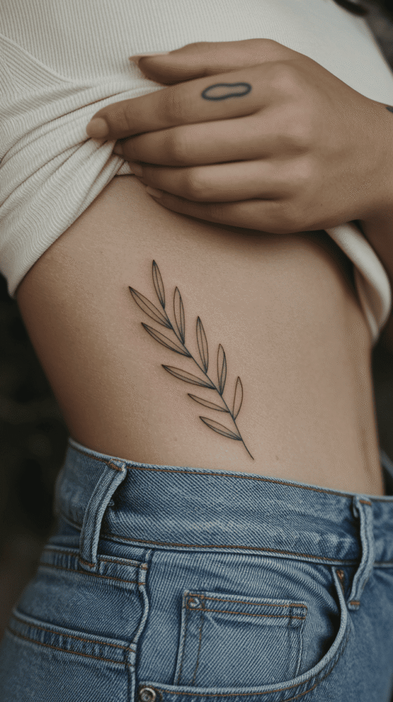 rib tattoos for women