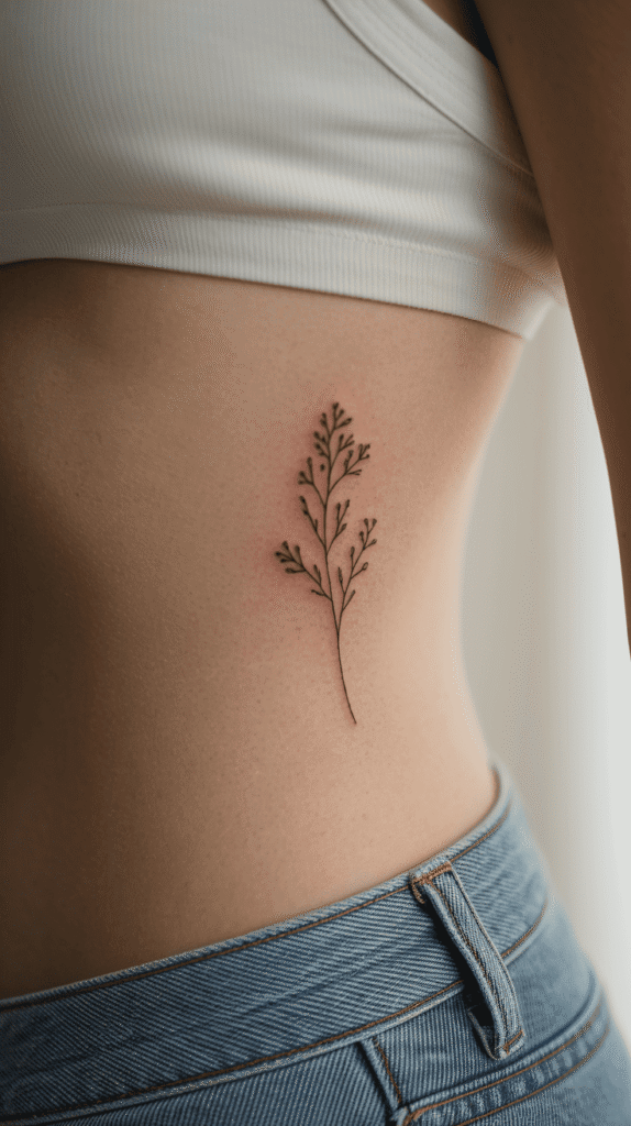 rib tattoos for women