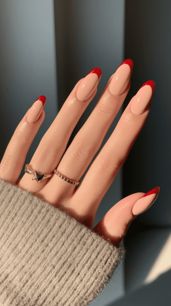 simple valentines nails