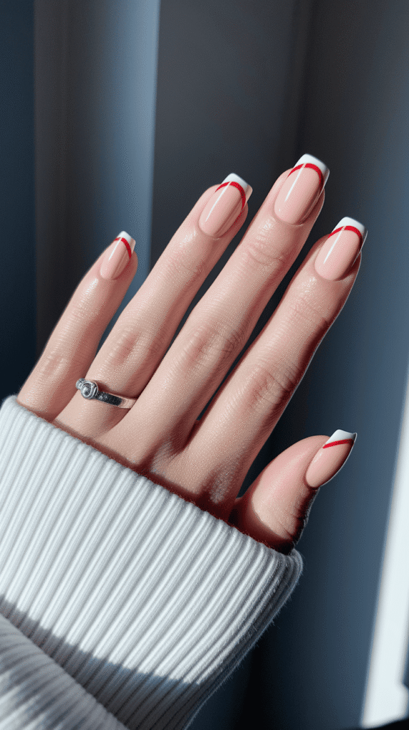 short valentines nails