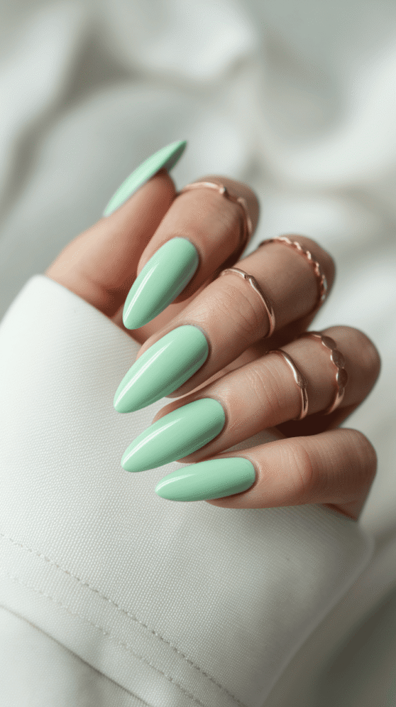 Green Spring Nails
