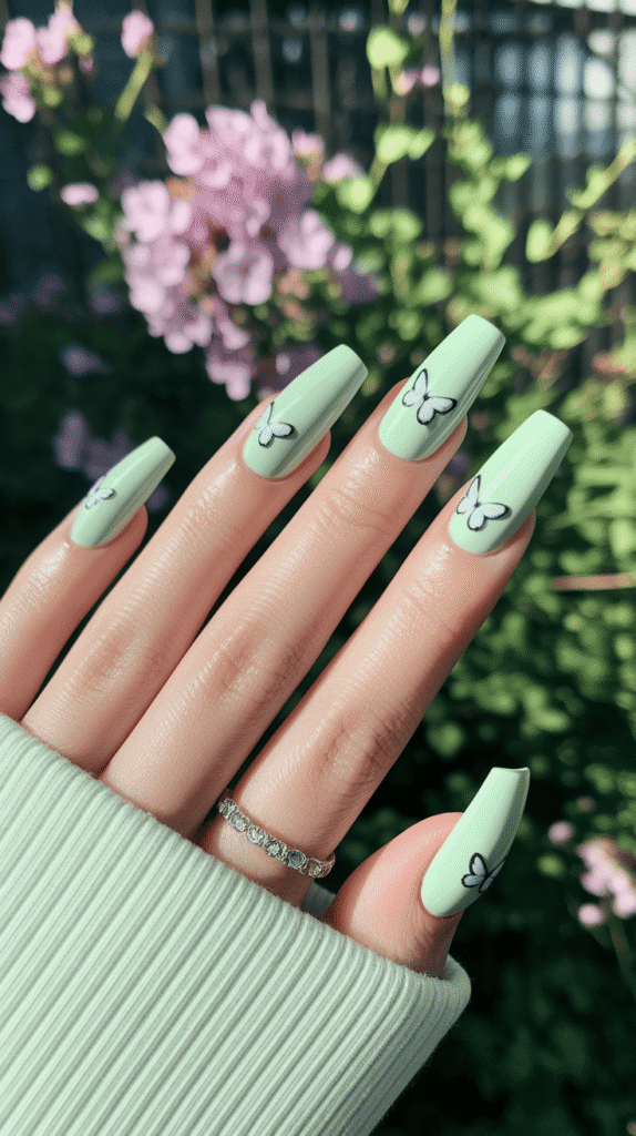 Green Spring Nails