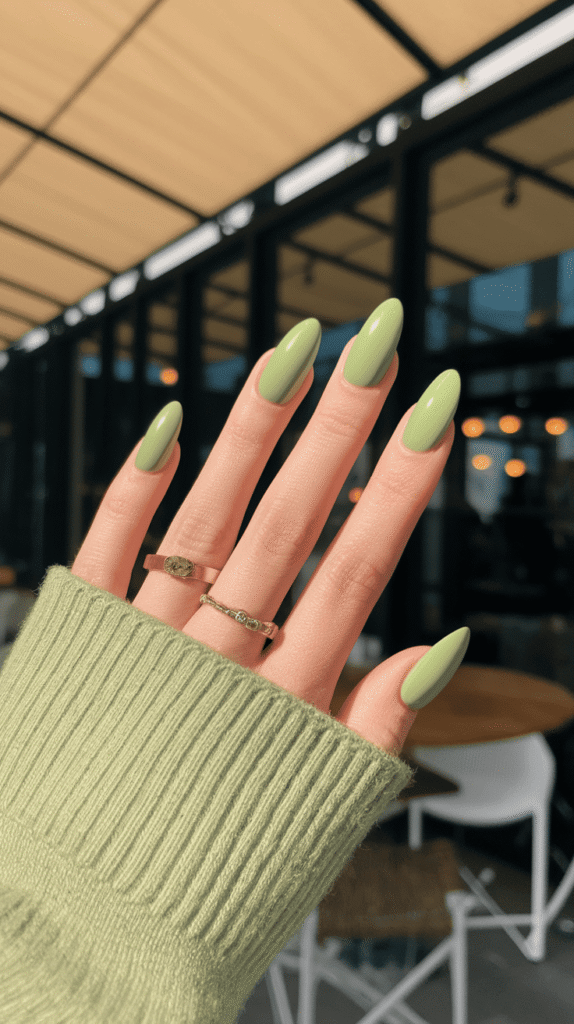Green Spring Nails