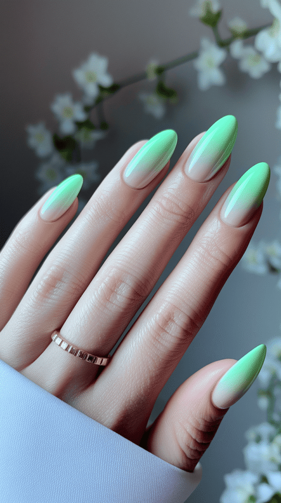 Green Spring Nails