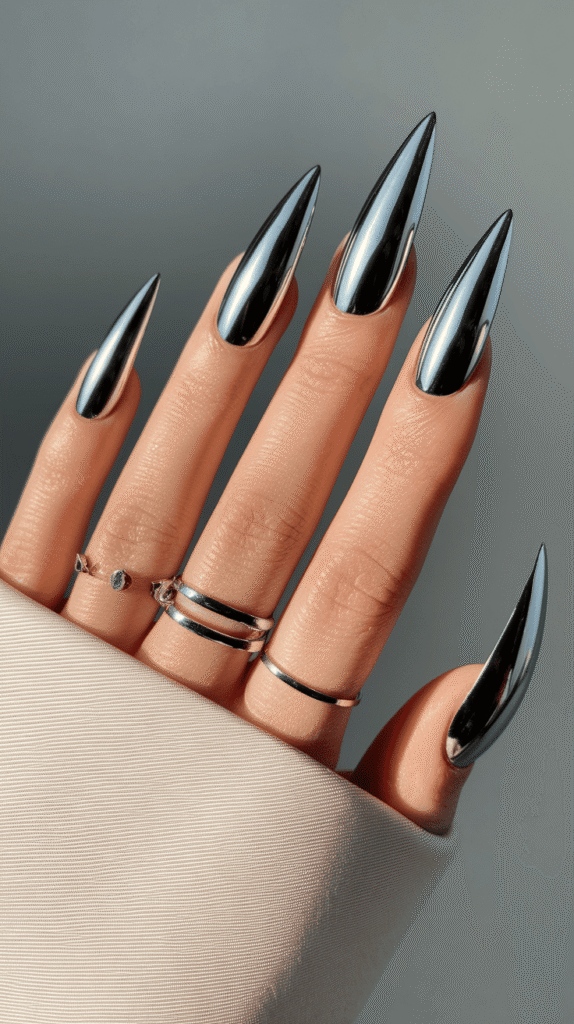 Stiletto Spring Nails