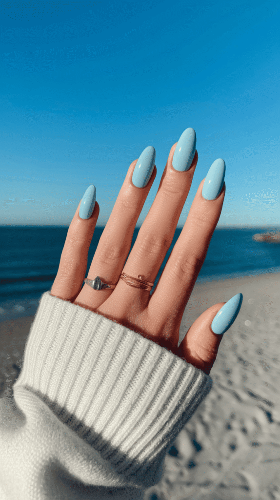 Spring Beach Nails