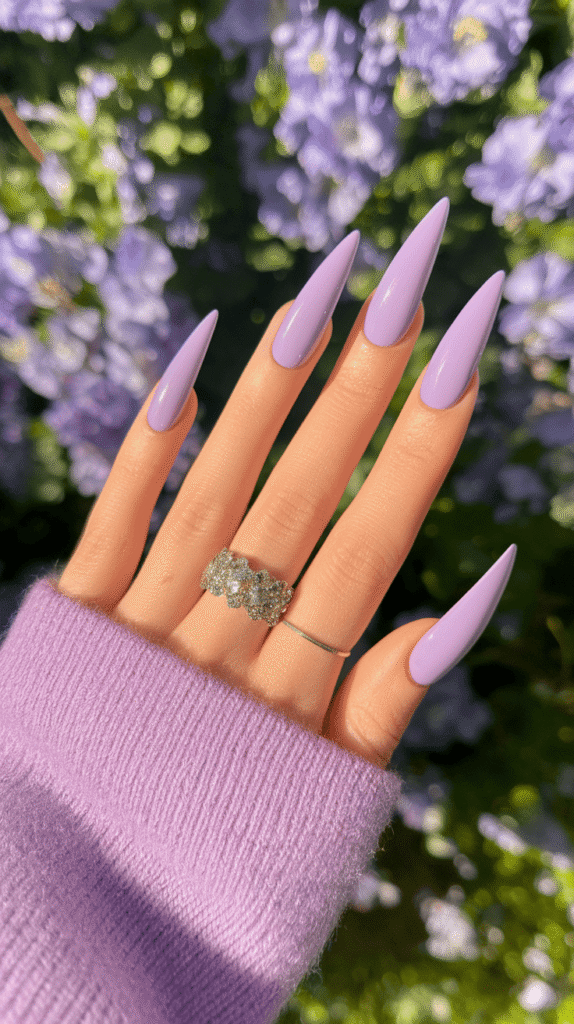 Stiletto Spring Nails