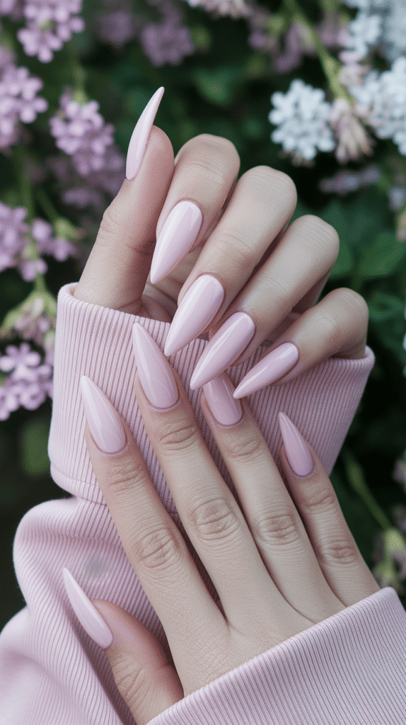 Stiletto Spring Nails