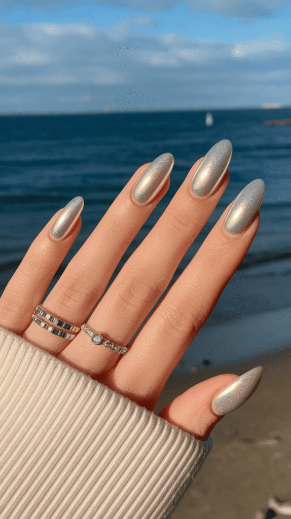 Spring Beach Nails