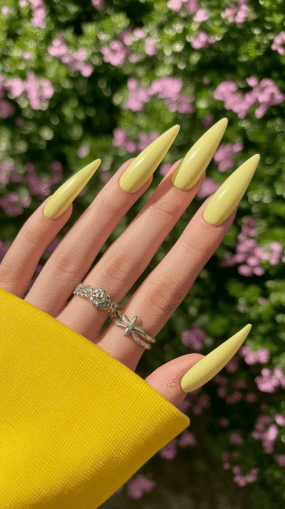 Stiletto Spring Nails