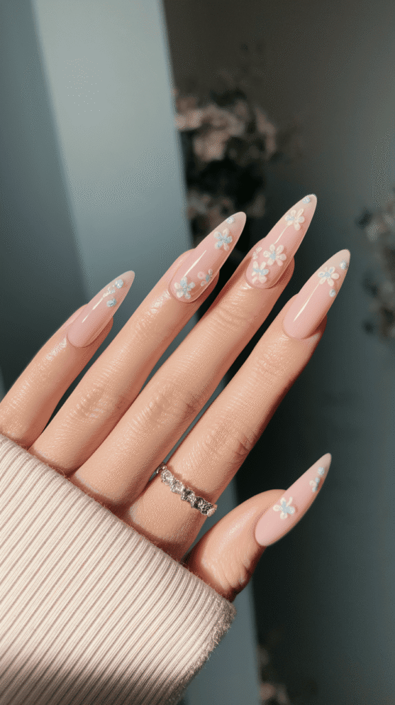 Stiletto Spring Nails