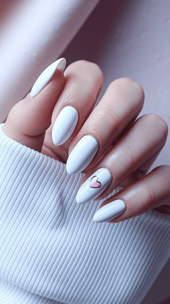 White Spring Nails Inspo