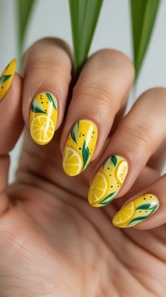 summer fruit nails