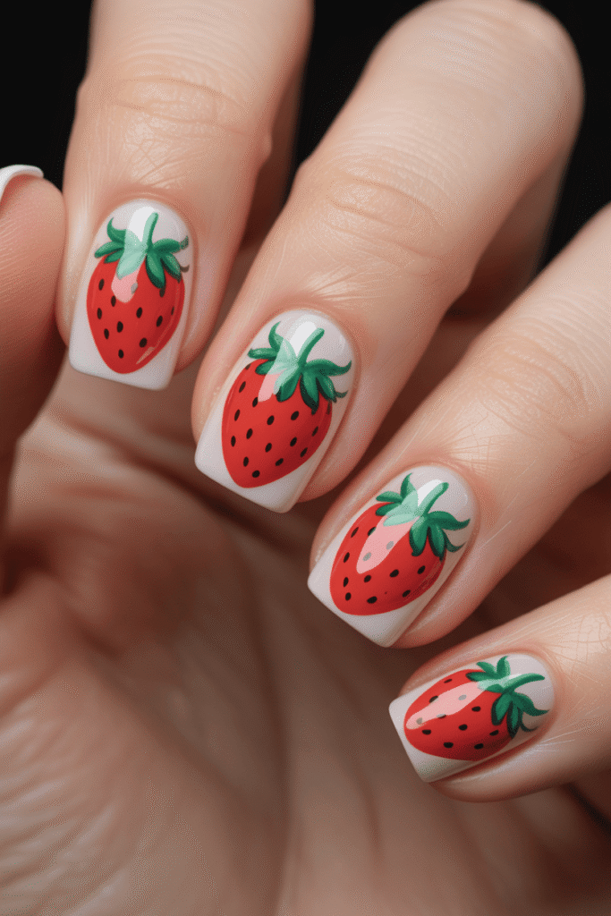 summer fruit nails