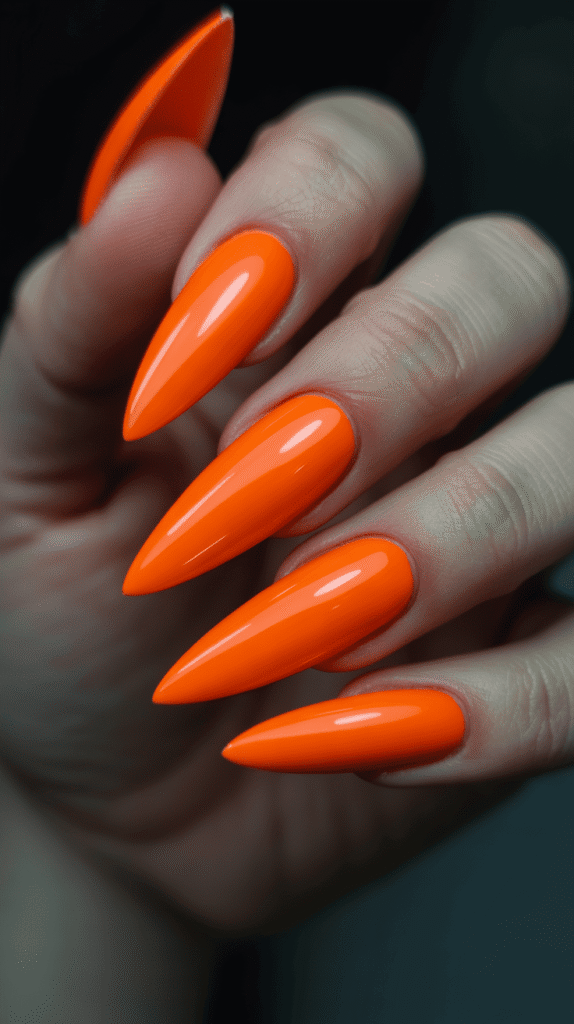 summer stiletto nails