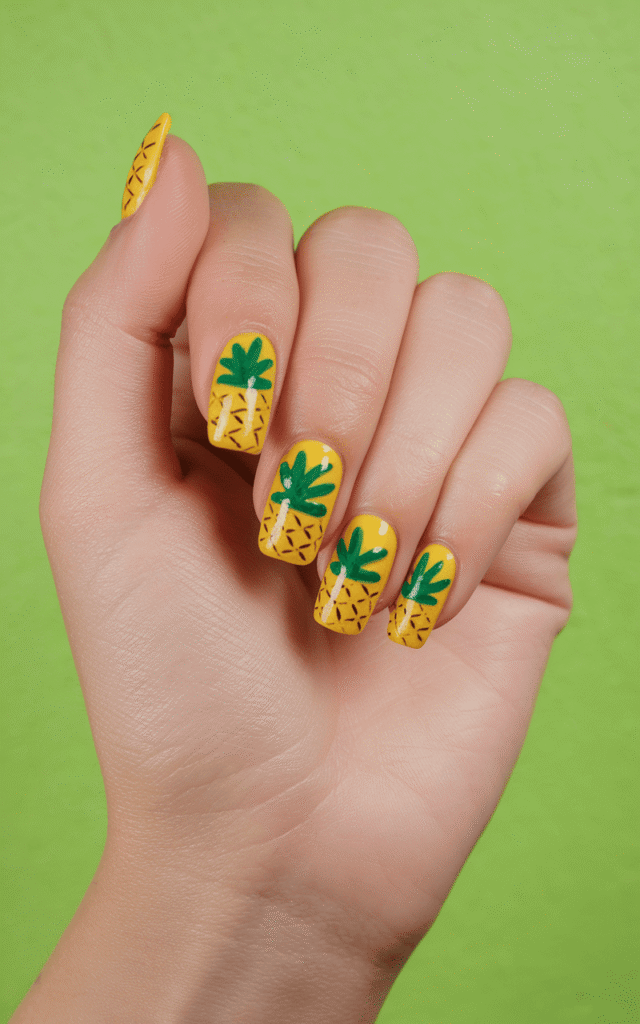 summer fruit nails
