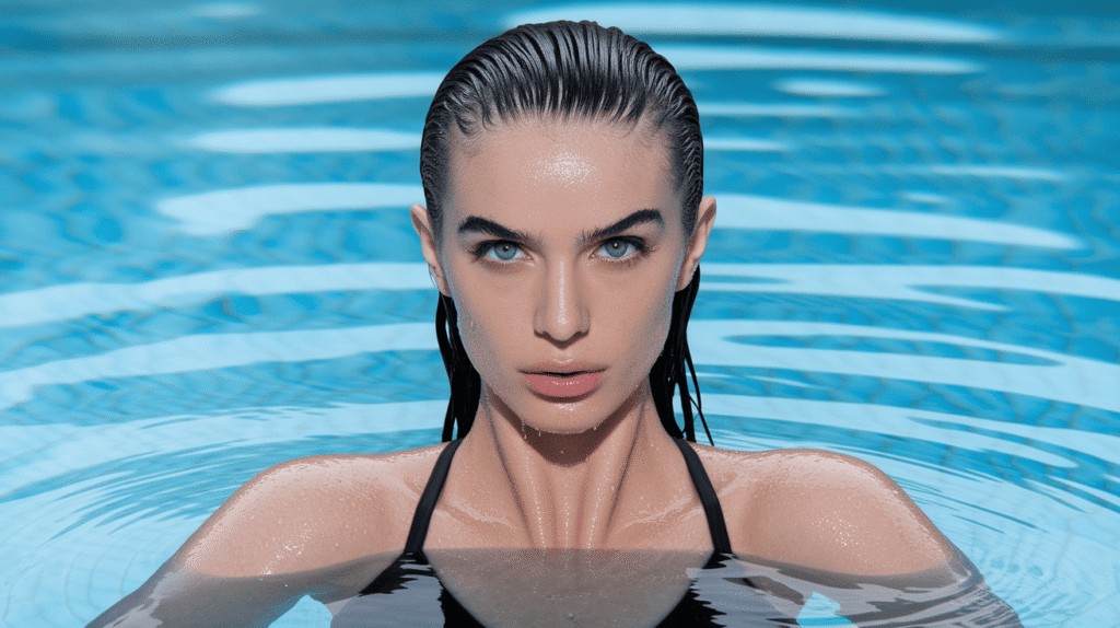 swimming hairstyles