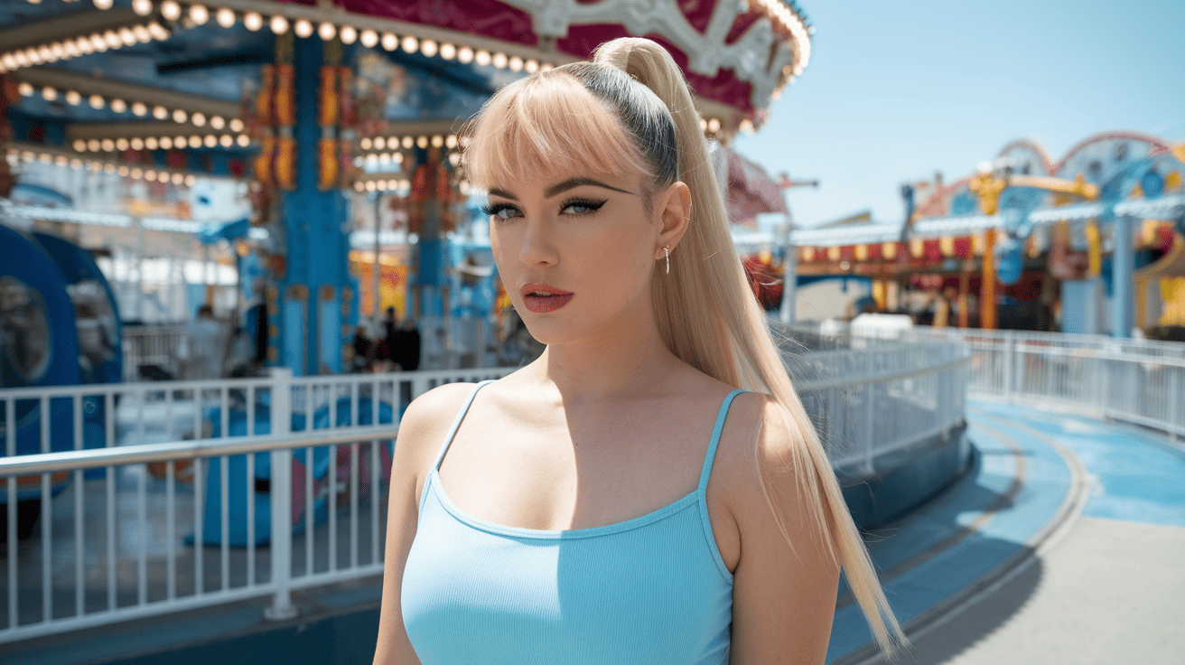 amusement park hairstyles