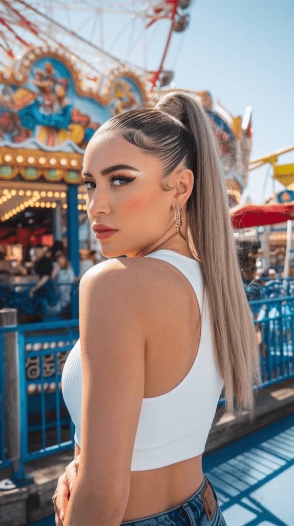 amusement park hairstyles
