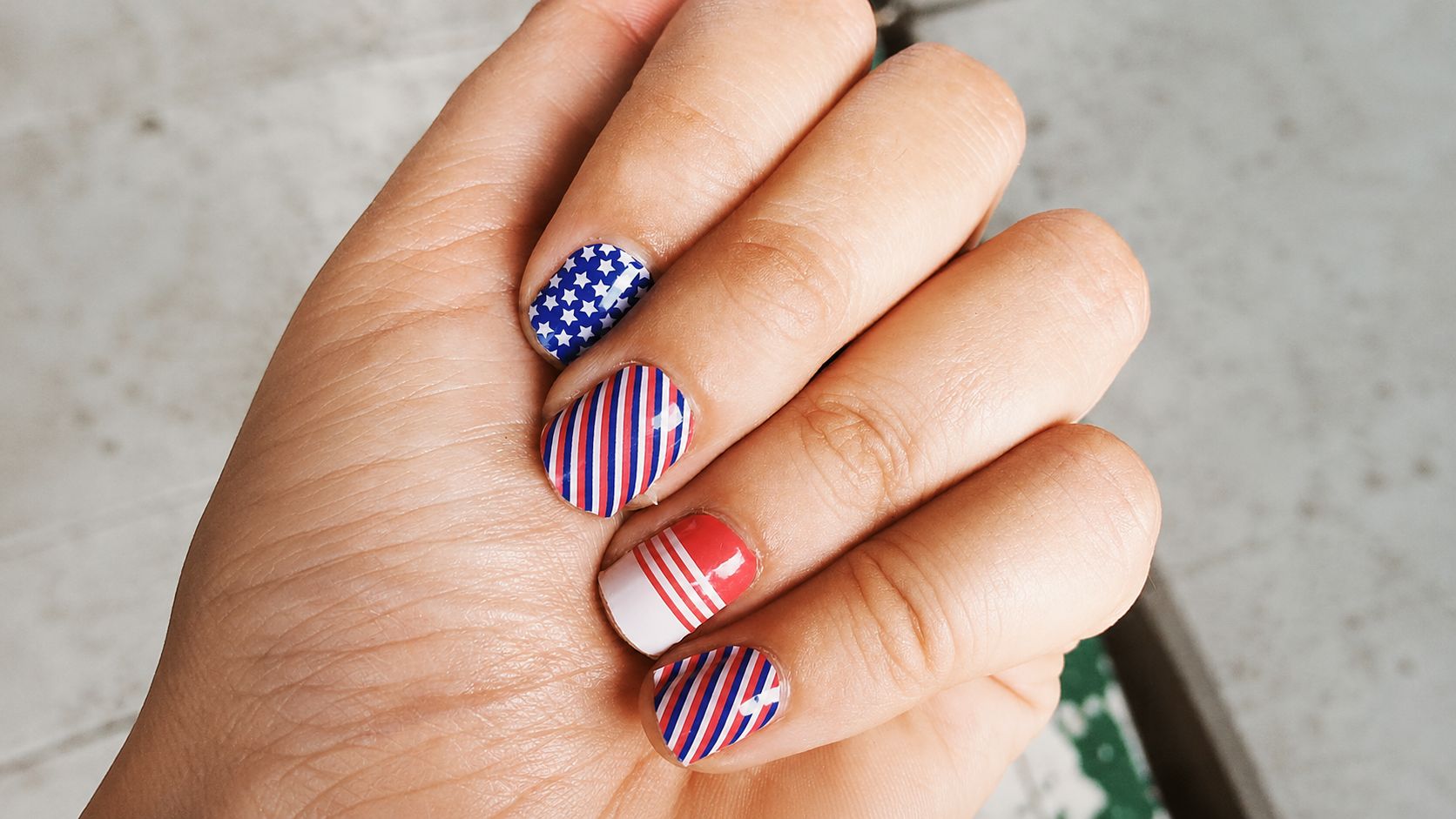 Patriotic Nails