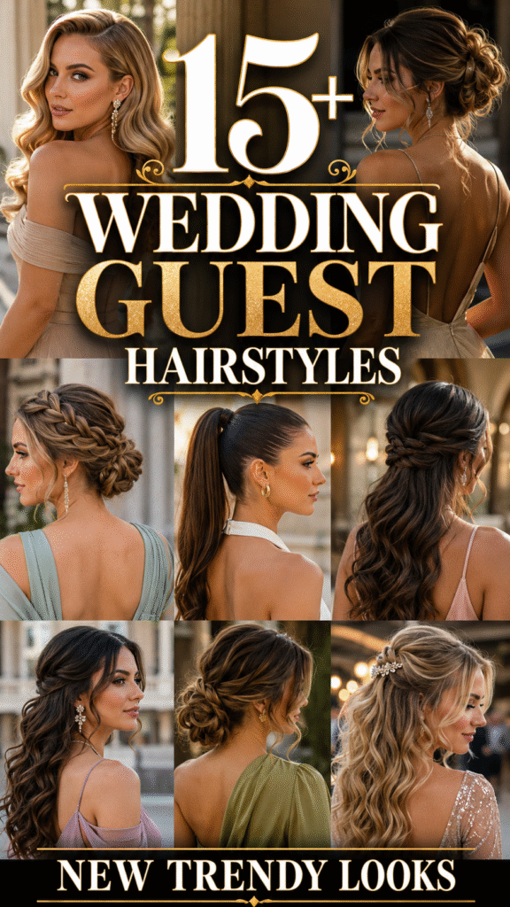 wedding guest hairstyles