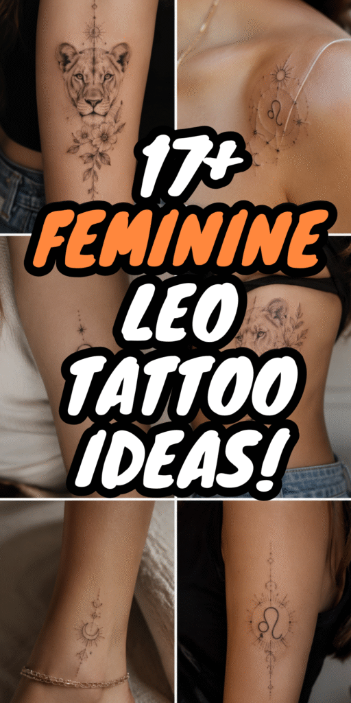Leo Tattoo For Women