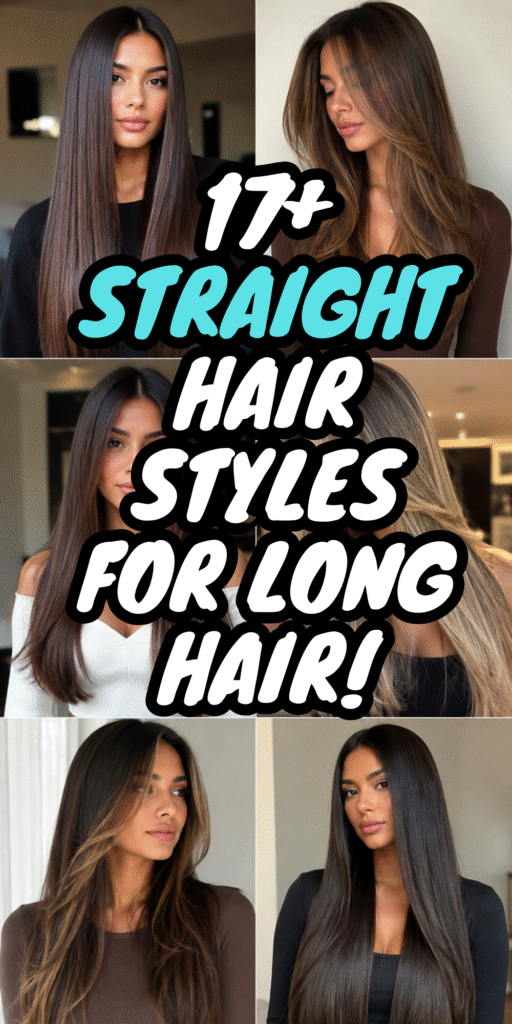 Straight Hairstyles For Long hair