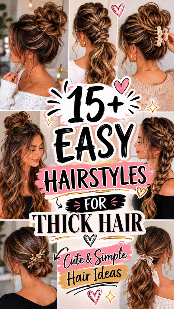 Easy Hairstyles For Thick Hair