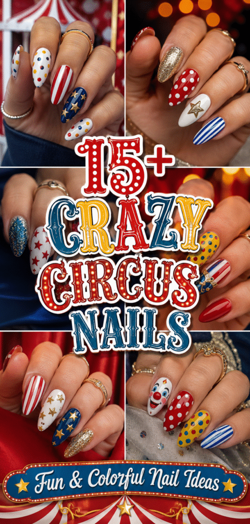 Circus Nails Inspo