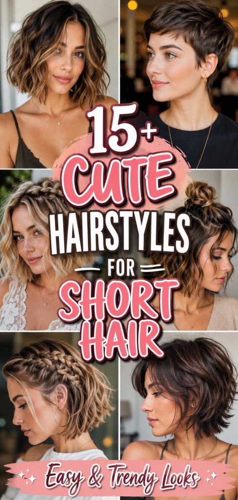  Cute Hairstyles For Short Hair
