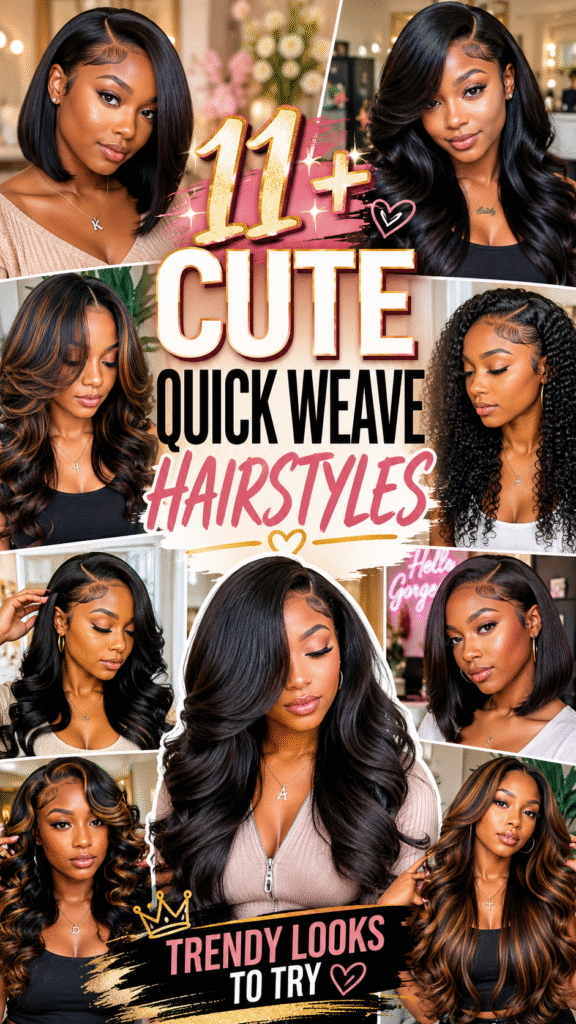 Quick Weave Hairstyles
