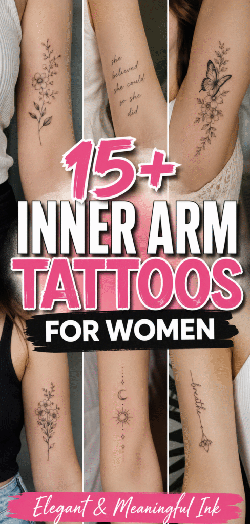 Inner Arm Tattoos For Women