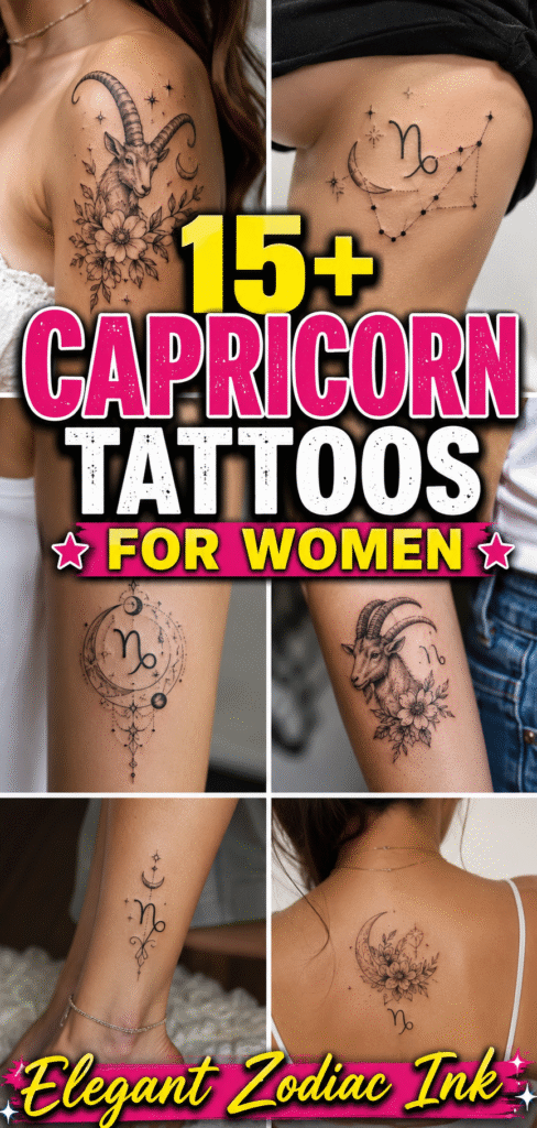 Capricorn Tattoos For Women