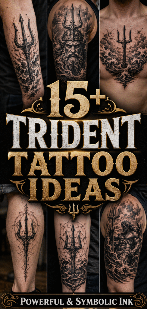  Trident Tattoo Ideas