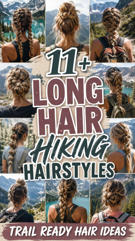 Long Hair Hiking Hairstyles