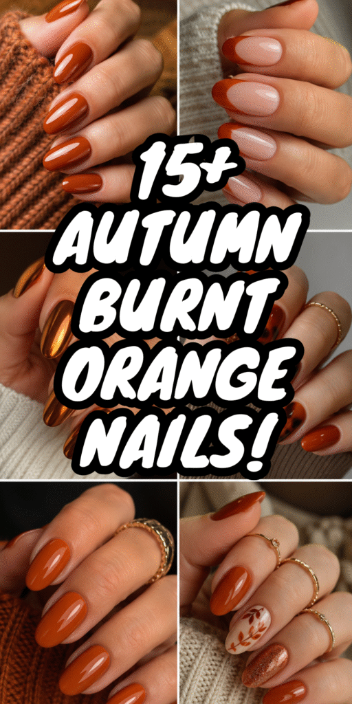 Burnt Orange Nails
