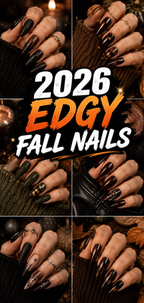 Edgy Fall Nails