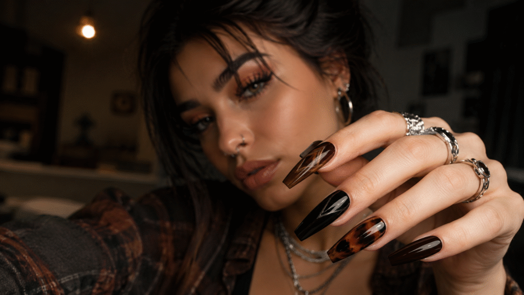 Edgy Fall Nails
