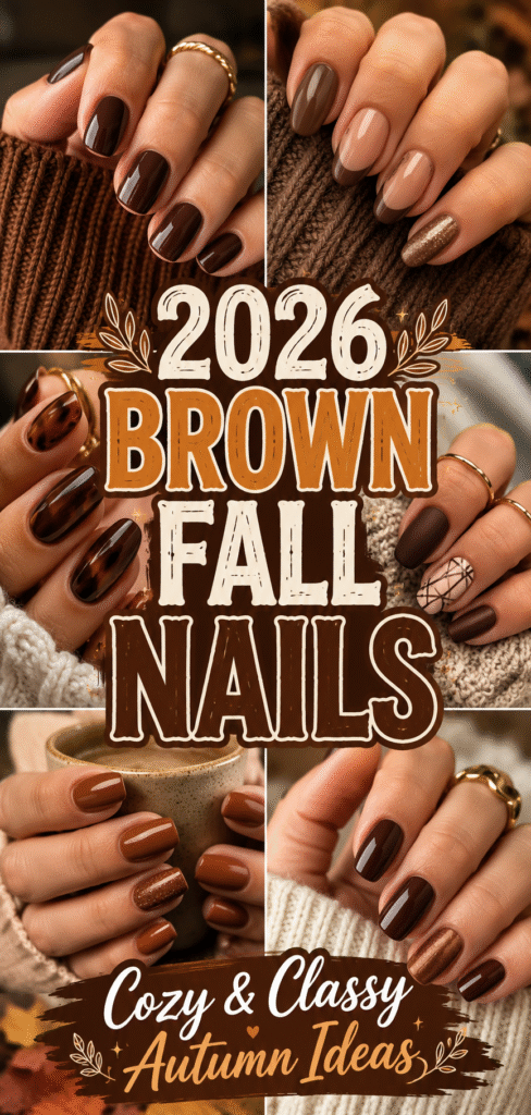 Brown Fall Nails