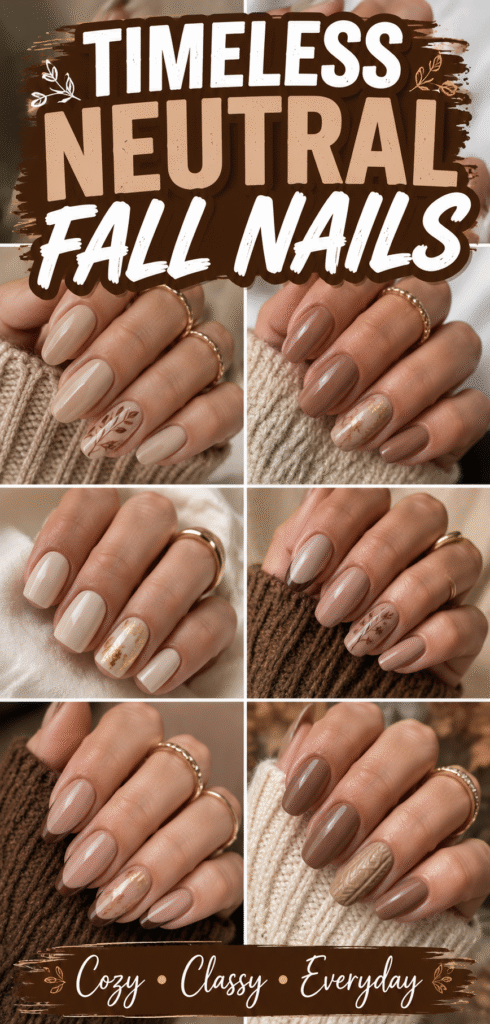 Neutral Fall Nails