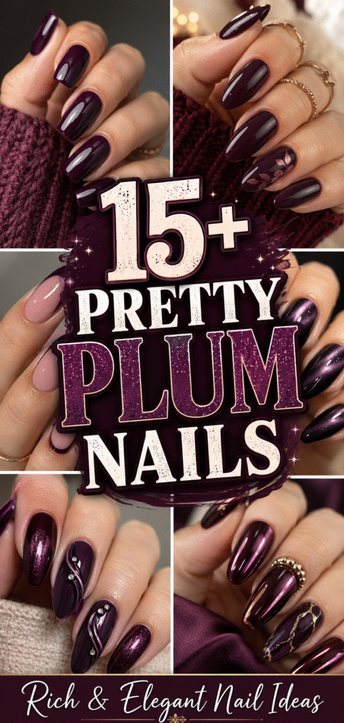 Plum Nails