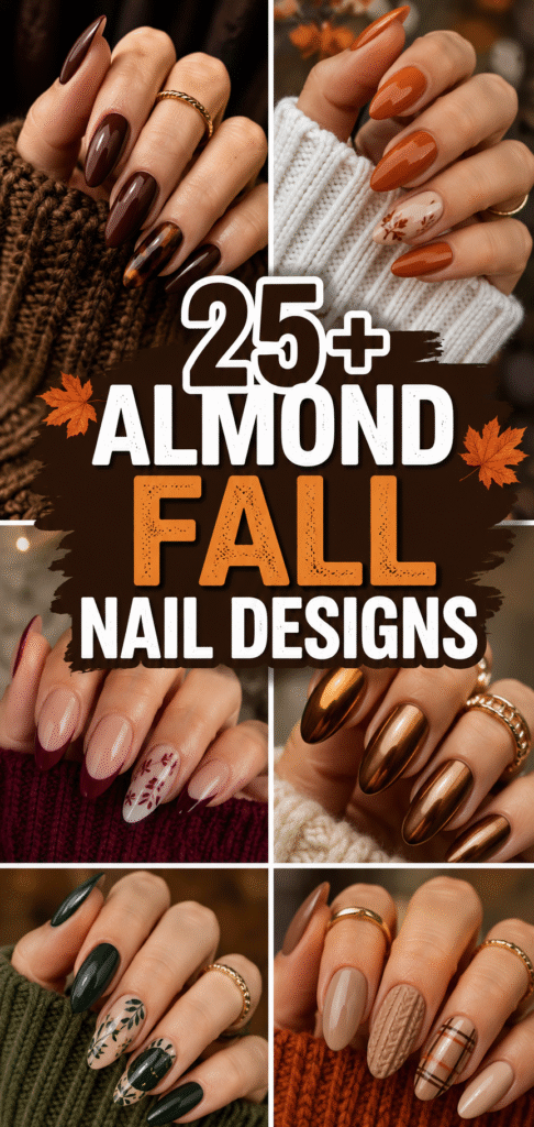 Almond Fall Nail Designs