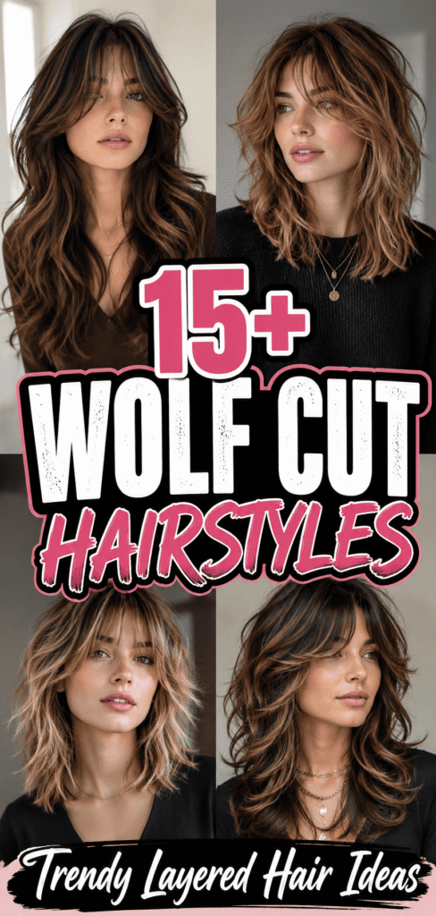 Wolf cut hairstyles
