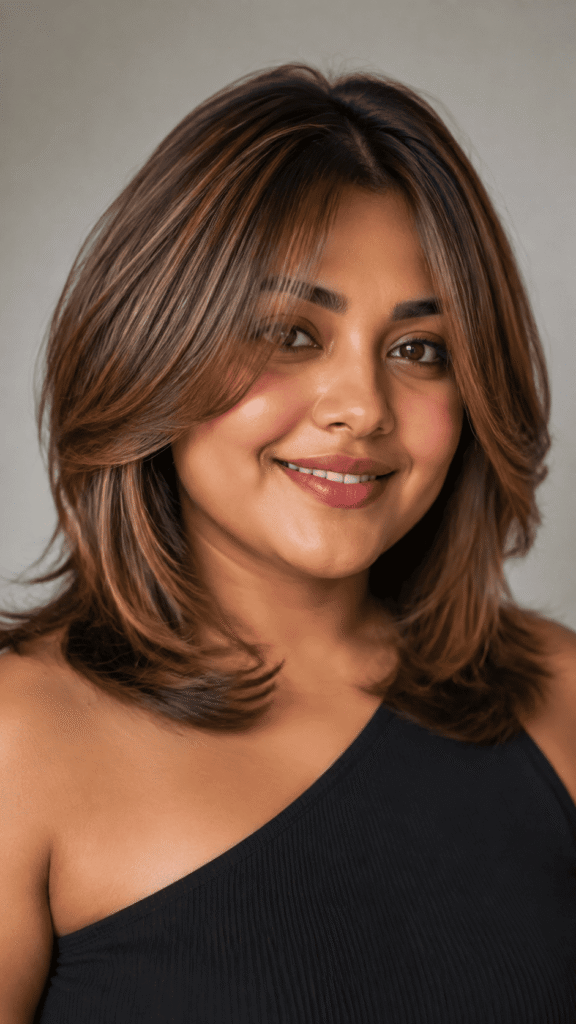 hairstyles for chubby faces