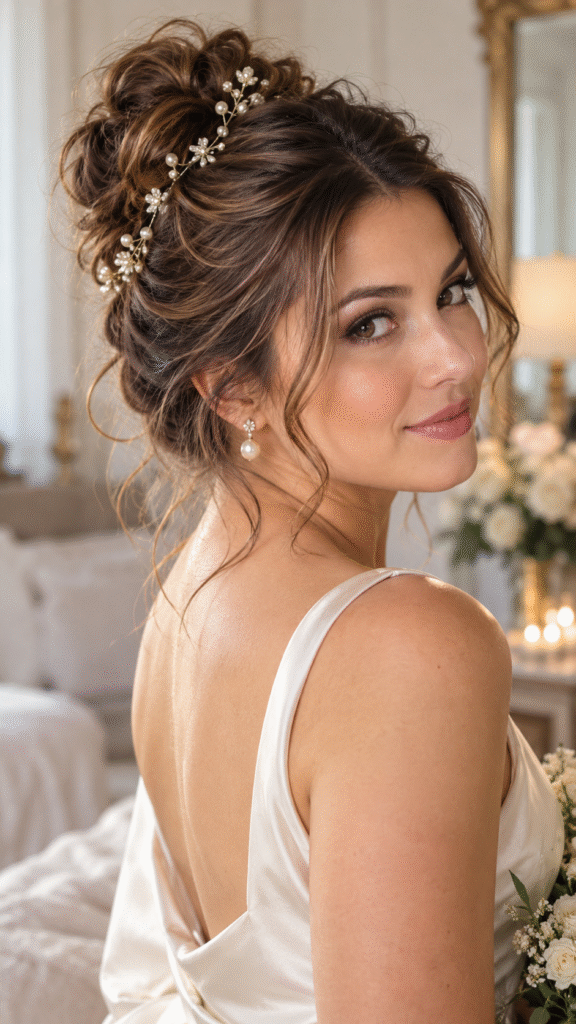 messy bun hairstyles